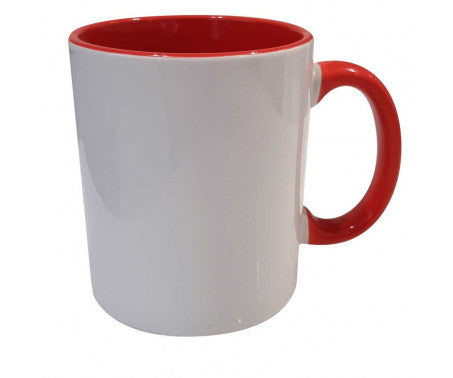 Tazza Con Manico ed interno colorato